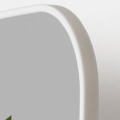 Funny Pickleball Life Quote Black & White.RED.BLUE Pickleball Paddle (Links Detail)