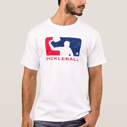 Funny Pickleball Logo T-shirt (Voorkant)
