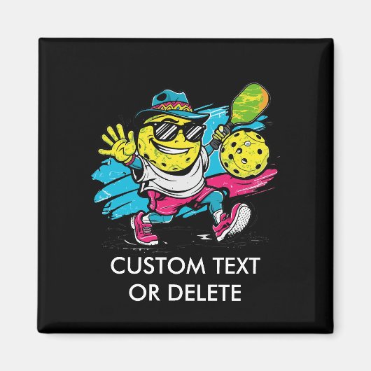 funny pickleball magneet (Voorkant)