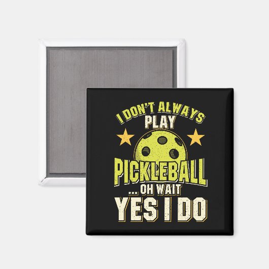 Funny Pickleball Magneet (Voorkant / Achterkant)