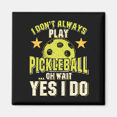 Funny Pickleball Magneet (Voorkant)