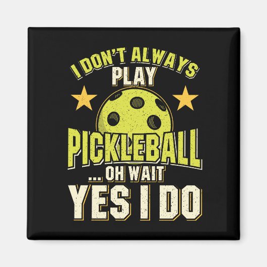 Funny Pickleball Magneet (Voorkant)