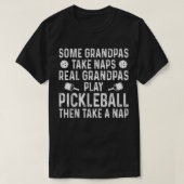 Funny Pickleball Mannen Grandpa Retirement Pickleb T-shirt (Design voorkant)
