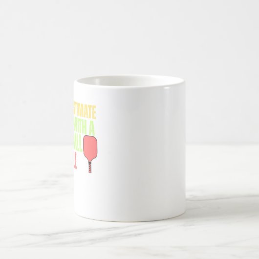 Funny Pickleball Mens Tshirts | Pickleball Koffiemok (Center)