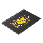 Funny Pickleball Notitieboek (Linkerzijde)