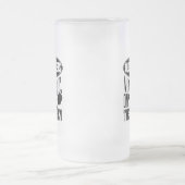 Funny Pickleball Old Picklers sterven nooit Matglas Bierpul (Center)