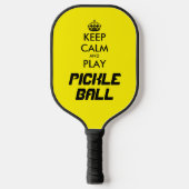 Funny pickleball paddles - Hou rustig en speel doo (Voorkant)