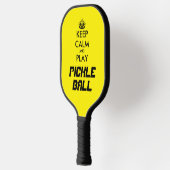 Funny pickleball paddles - Hou rustig en speel doo (Links)