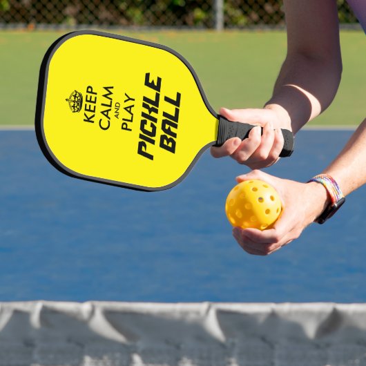 Funny pickleball paddles - Hou rustig en speel doo (Insitu)