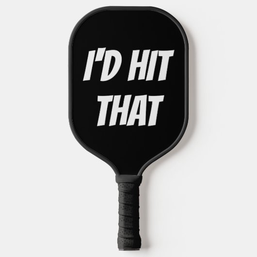 FUNNY PICKLEBALL PADDLES "IK ZOU DAT VERHOREN" (Voorkant)