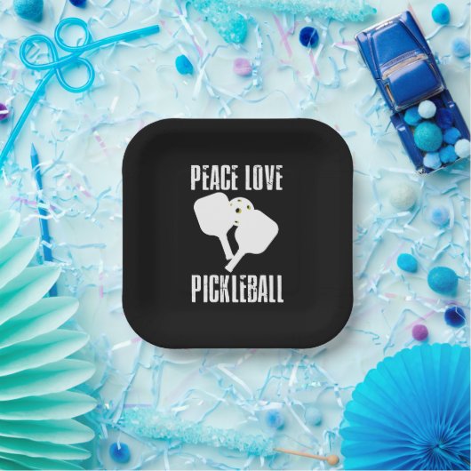 Funny Pickleball Papieren Bordje (Feest)