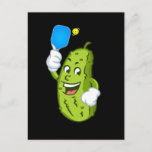 Funny Pickleball Pickel Humor Cucumber Briefkaart<br><div class="desc">Pak je Pickleball-peddels en ballen uit de tas. Grappig Pickle Ball Sport Design voor iedereen die van het spel houdt en een set speelt met een net buitenshuis.</div>