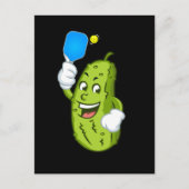 Funny Pickleball Pickel Humor Cucumber Briefkaart (Voorkant)