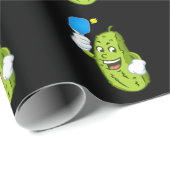 Funny Pickleball Pickel Humor Cucumber Cadeaupapier (Rol Hoek)