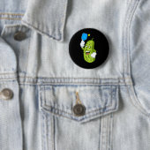 Funny Pickleball Pickel Humor Cucumber Ronde Button 5,7 Cm (In situ)