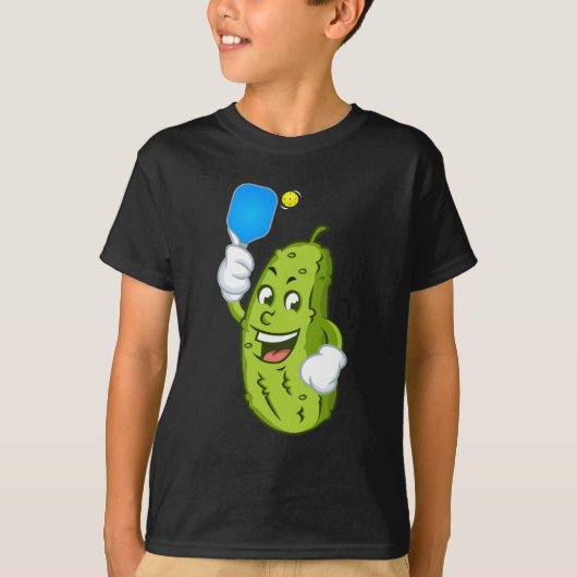 Funny Pickleball Pickel Humor Cucumber T-shirt (Voorkant)