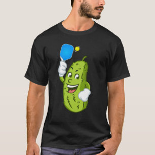 Funny Pickleball Pickel Humor Cucumber T-shirt