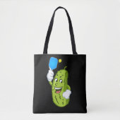 Funny Pickleball Pickel Humor Cucumber Tote Bag (Voorkant)