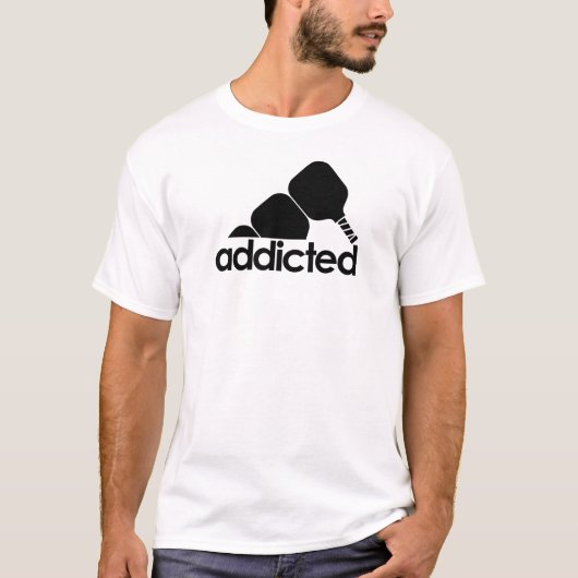 Funny Pickleball – Pickleball Addicted T-Shirt (Voorkant)
