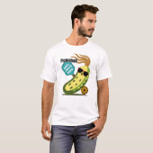 Funny Pickleball | Pickleball Hair Don’t Care T-shirt (Voorkant volledig)