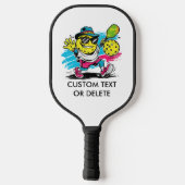 funny pickleball pickleball paddle (Achterkant)