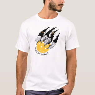 Funny Pickleball Player Monster Beast Claw T-shirt