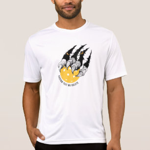 Funny Pickleball Player Monster Beast Claw T-shirt