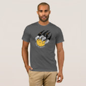 Funny Pickleball Player Monster Beast Claw T-shirt (Voorkant volledig)