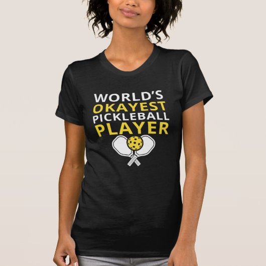 Funny Pickleball Player Paddle T-shirt (Voorkant)