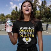 Funny Pickleball Player Paddle T-shirt