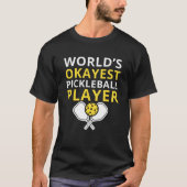Funny Pickleball Player Paddle T-shirt (Voorkant)