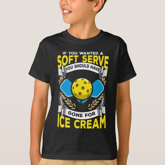 Funny Pickleball Player Serve Sarcastic Sport T-shirt (Voorkant)