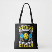 Funny Pickleball Player Serve Sarcastic Sport Tote Bag (Voorkant)