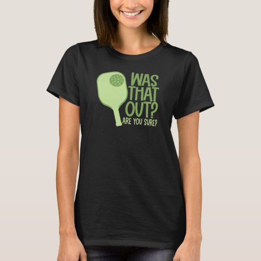 Funny Pickleball Player T-shirt (Voorkant)