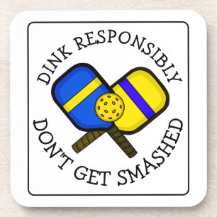 Funny Pickleball Pun   Geen flauwvallen Bier Onderzetter