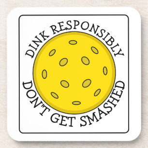 Funny Pickleball Pun   Geen flauwvallen Bier Onderzetter