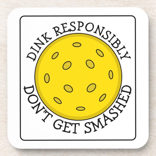 Funny Pickleball Pun | Geen flauwvallen Bier Onderzetter (Voorkant)