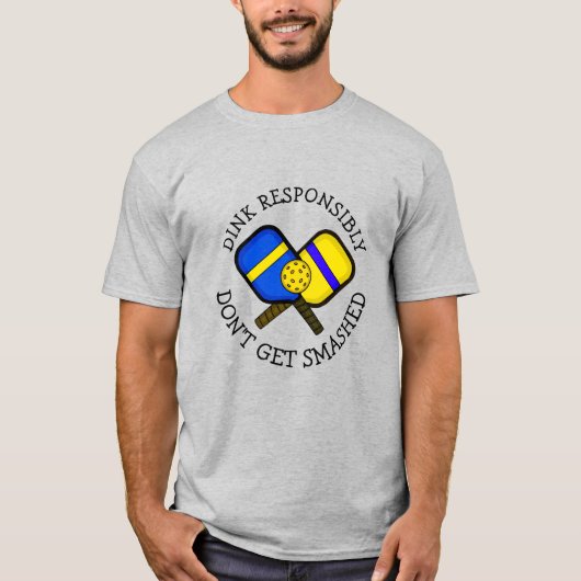 Funny Pickleball Pun | Geen flauwvallen T-shirt (Voorkant)