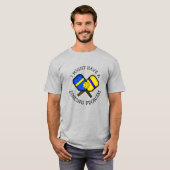 Funny Pickleball Pun KAN EEN DINKING PROBLEEM HEBB T-shirt (Voorkant volledig)