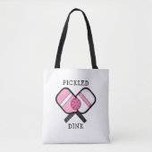 Funny Pickleball Pun Tote Bag (Voorkant)