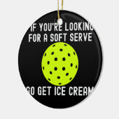 Funny Pickleball Pun voor Pickleball Player Game Keramisch Ornament (Links)