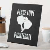 Funny Pickleball Reclamebord Met Voetstuk (Insitu)