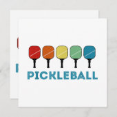 Funny Pickleball Retro  Kaart (Voorkant / Achterkant)