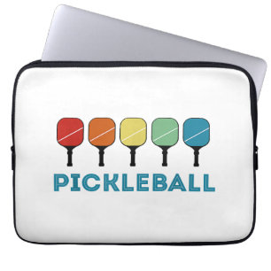 Funny Pickleball Retro Laptop Sleeve