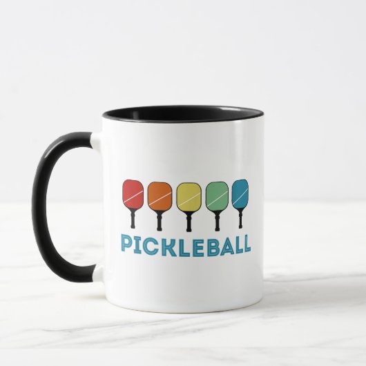 Funny Pickleball Retro  Mok (Links)