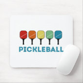 Funny Pickleball Retro  Muismat (Met muis)