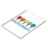 Funny Pickleball Retro  Notitieboek (Linkerzijde)