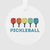 Funny Pickleball Retro  Ornament (voorkant)