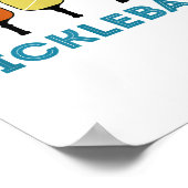 Funny Pickleball Retro  Poster (Hoek)