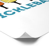 Funny Pickleball Retro  Poster (Hoek)